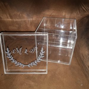 Caja de acrílico