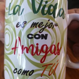 Taza de café personalizada